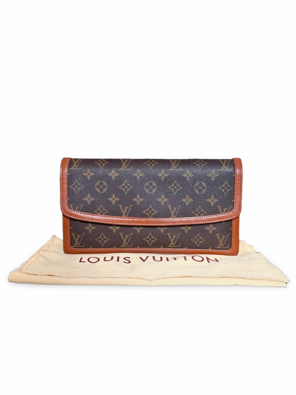 Louis Vuitton Monogram Pochette Dame GM Vintage Crossbody Clutch Bag 1988 - Picture 2 of 16